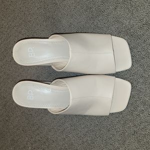 BP open toe mules